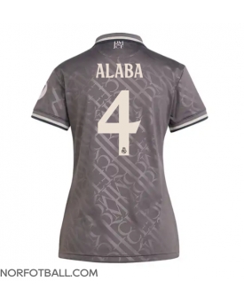 Billige Fotballdrakt Real Madrid David Alaba #4 Replika Tredjedrakt Dame 2024-25 Kortermet